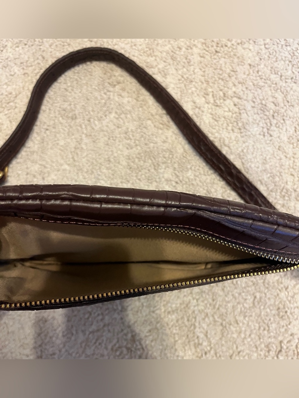 Abby Alley Midi Sling Espresso Croco - Picture 5 of 9